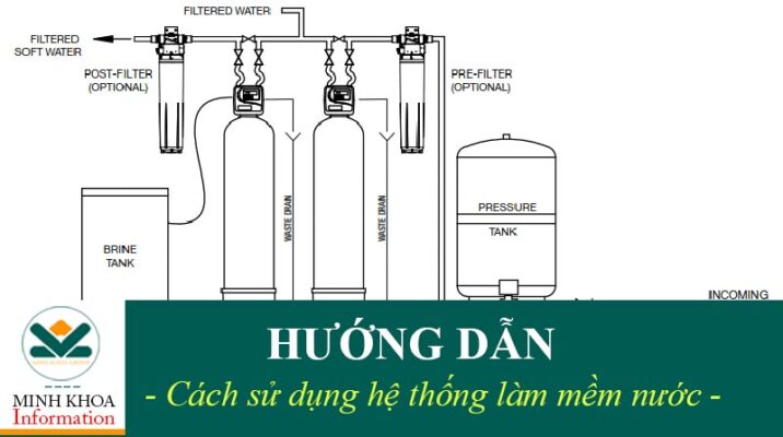 Hướng dẫn sử dụng hệ thống trao đổi ion làm mềm nước