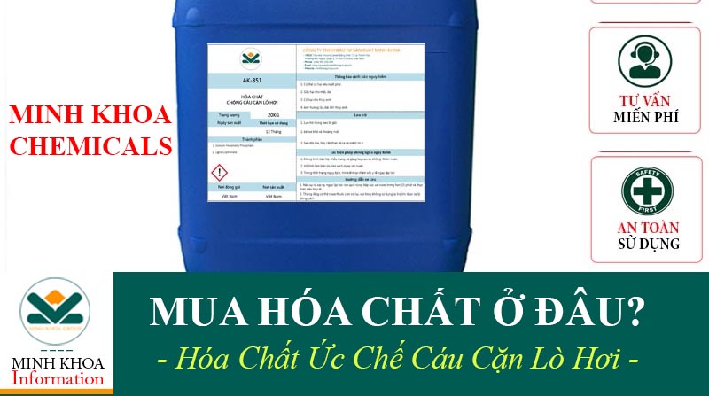 Mua hóa chất ức chế cáu cặn lò hơi tại Minh Khoa Chemicals