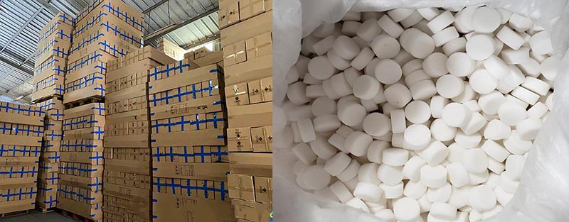 Tổng kho muối hoàn nguyên, muối tái sinh nhập khẩu trực tiếp
