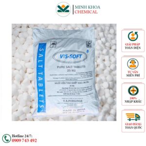 Muối viên tinh khiết Vis-soft, muối hoàn nguyên Vis-soft tại Minh Khoa