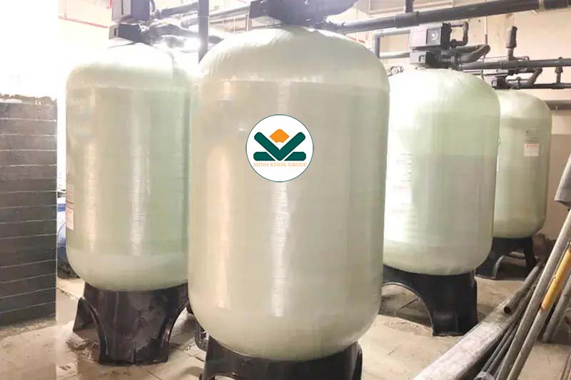 Hệ thống làm mềm nước cho lò hơi cho sản xuất thực phẩm công nghiệp