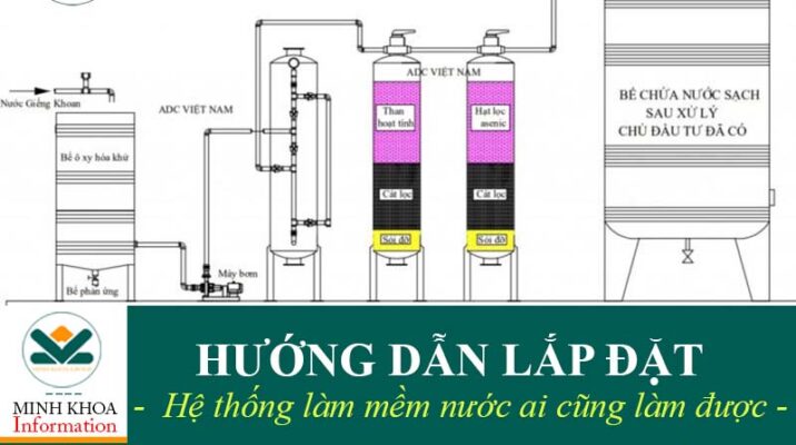 Hướng dẫn lắp đặt hệ thống làm mềm nước cùng Minh Khoa
